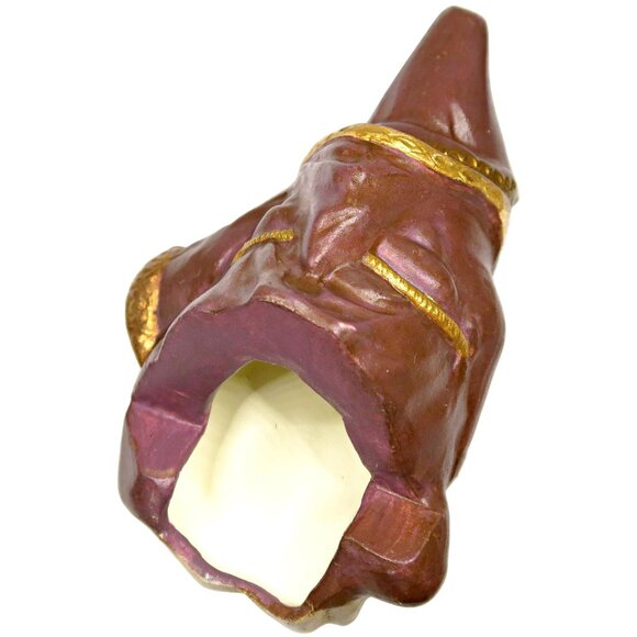 Father Christmas Shelf Sitter - Ceramic Figurine, 3.5", Festive Vintage Holiday - Picture 4 of 4